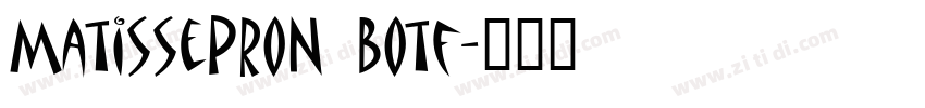 MatisseProN Botf字体转换